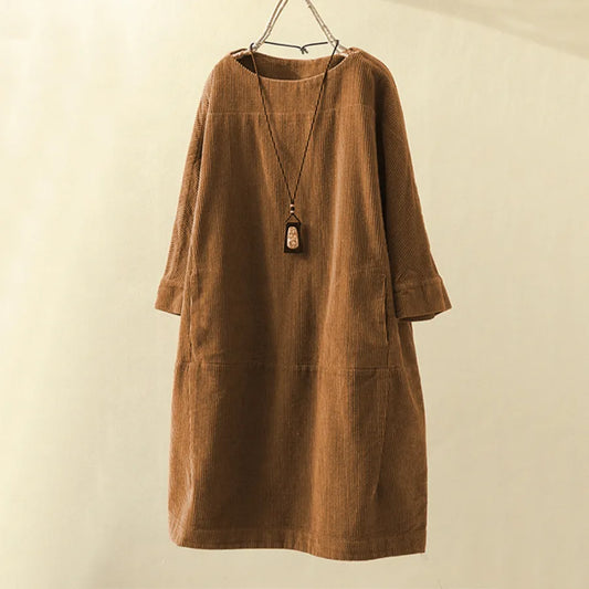 Cintia Velvet Dress Dress with Relaxed Fit and Streetwear Style