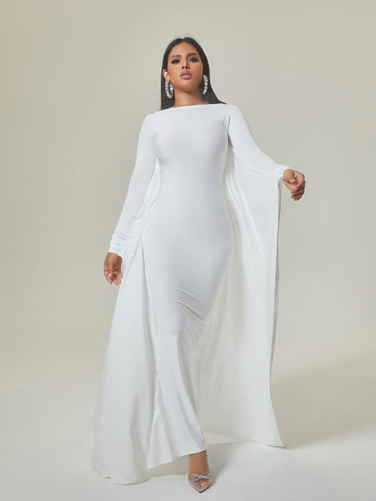 Dolman Sleeve Maxi Dress