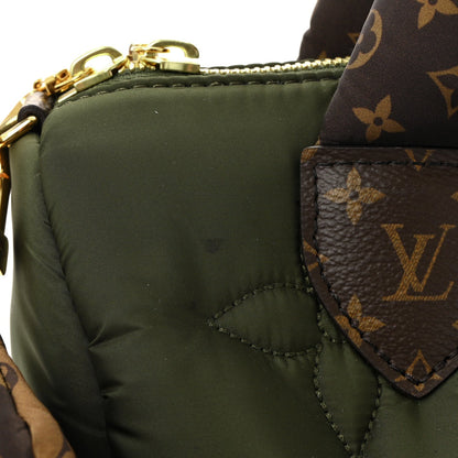 Econyl Mini Monogram Pillow Speedy Bandouliere 25 Khaki