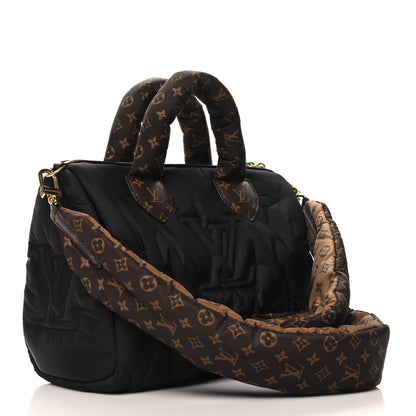 Econyl Mini Monogram Pillow Speedy Bandouliere 25 Black