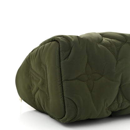 Econyl Mini Monogram Pillow Speedy Bandouliere 25 Khaki