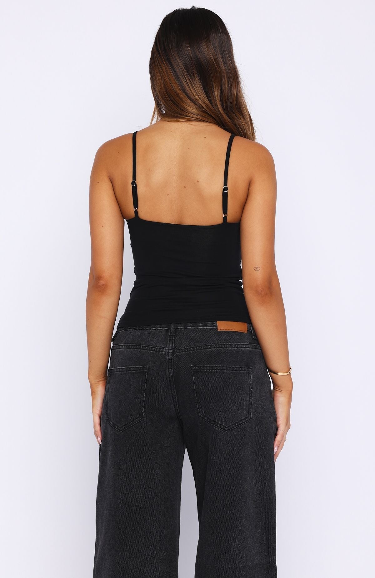 Eiffel Lights Top Black