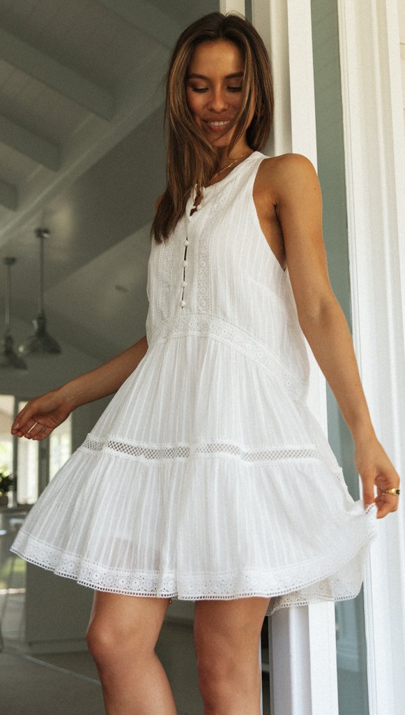 Dreamer Mini Dress White