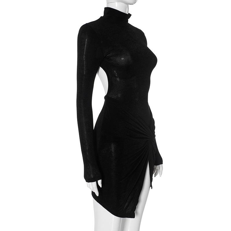 Doren Night Mini Dress Black