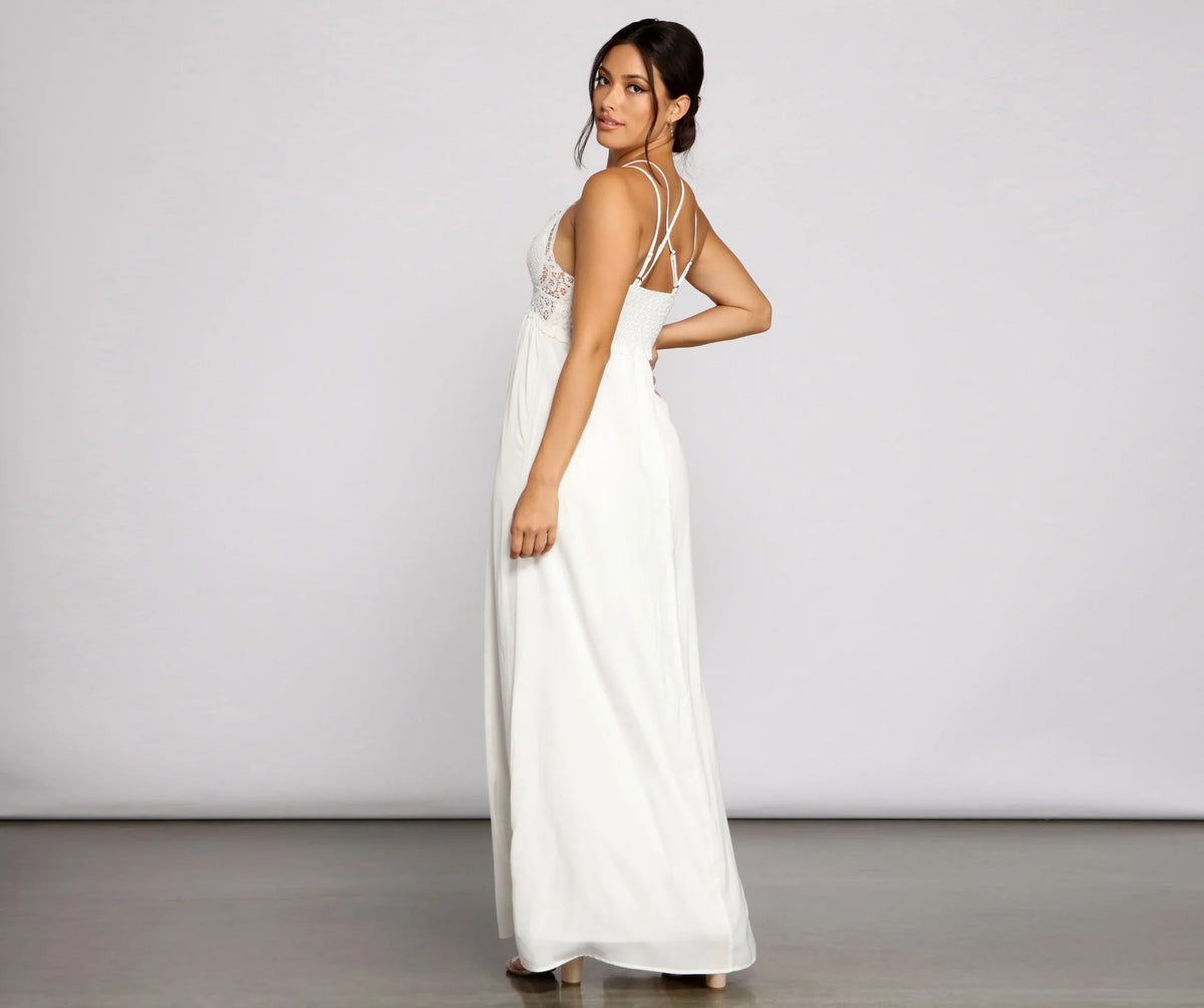 Effortless Flowy Woven Maxi Dress