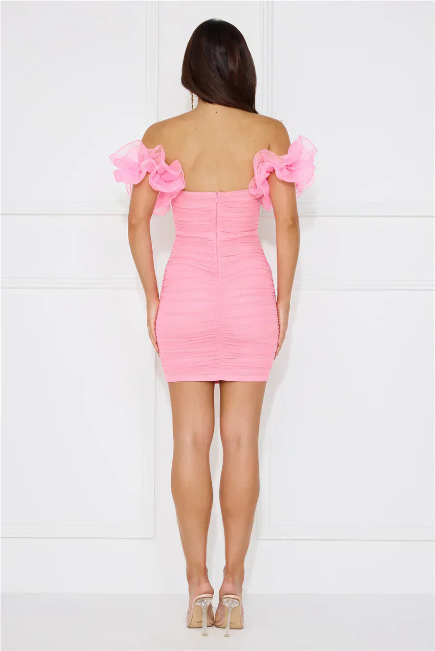 Dream Walker Mini Dress Pink