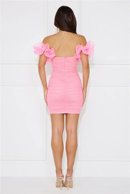 Dream Walker Mini Dress Pink