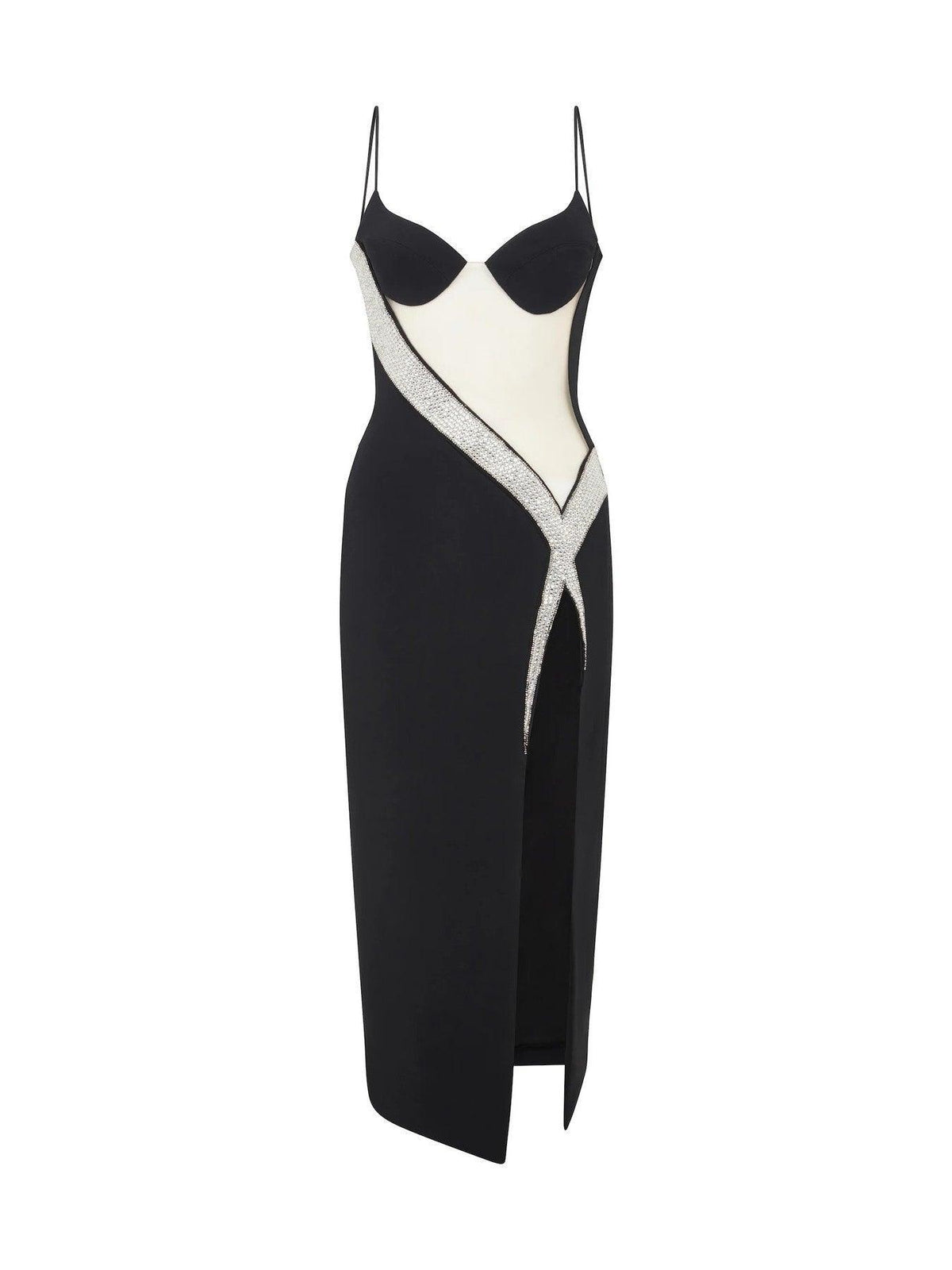 Doloras Crystal Embellished Bandage Dress