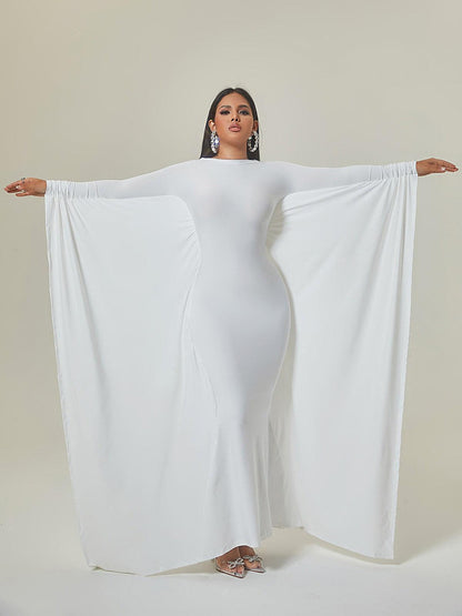 Dolman Sleeve Maxi Dress