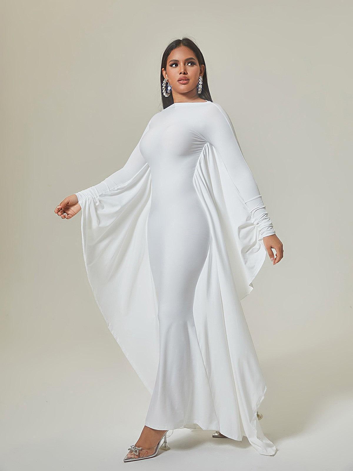 Dolman Sleeve Maxi Dress