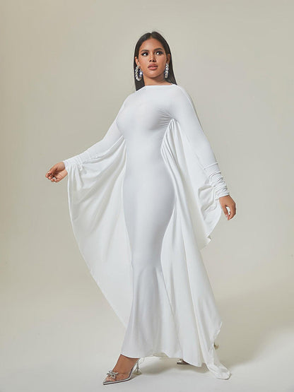 Dolman Sleeve Maxi Dress