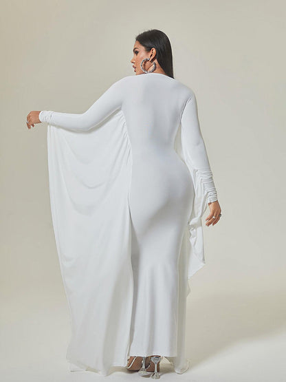 Dolman Sleeve Maxi Dress