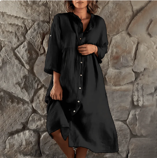 Dolores Boutique Plus Size Summer Dress Casual Button Down Collection