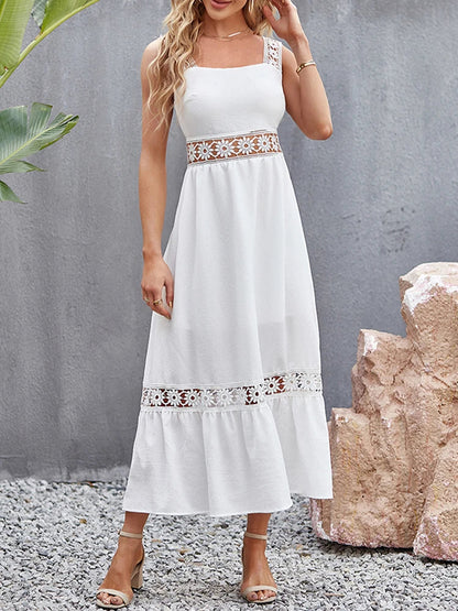 2024 Backless Hollow Out Summer Evening Party Boho Dress
