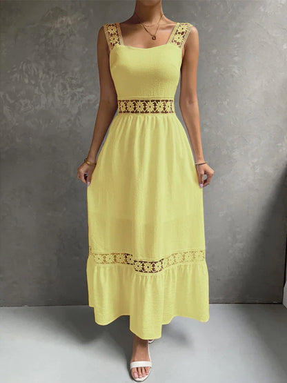2024 Backless Hollow Out Summer Evening Party Boho Dress