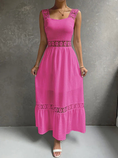 2024 Backless Hollow Out Summer Evening Party Boho Dress