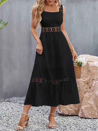 2024 Backless Hollow Out Summer Evening Party Boho Dress