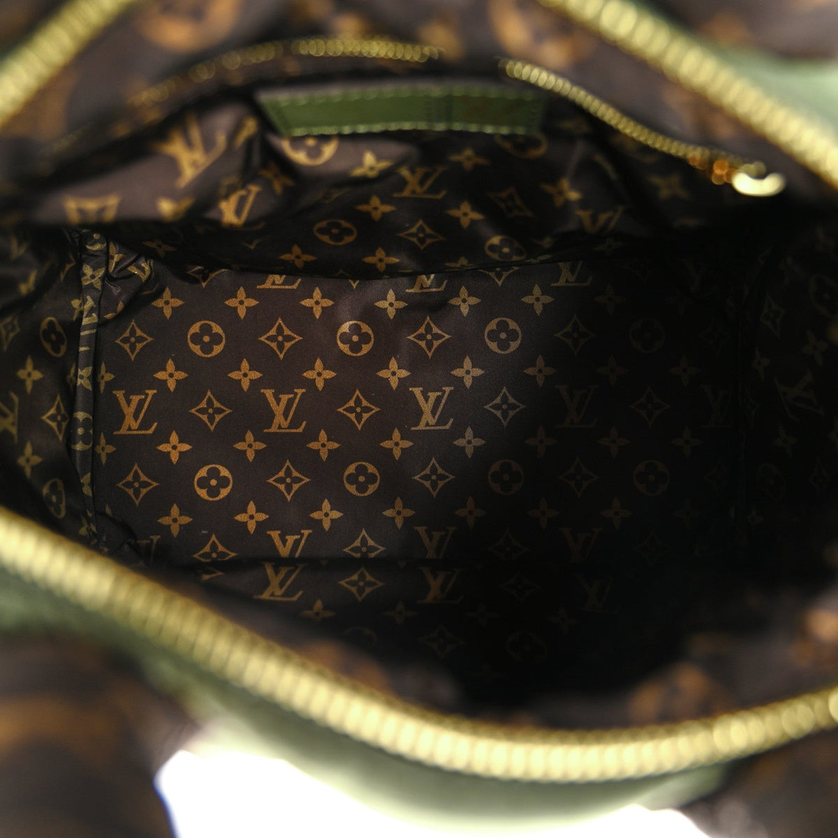Econyl Mini Monogram Pillow Speedy Bandouliere 25 Khaki
