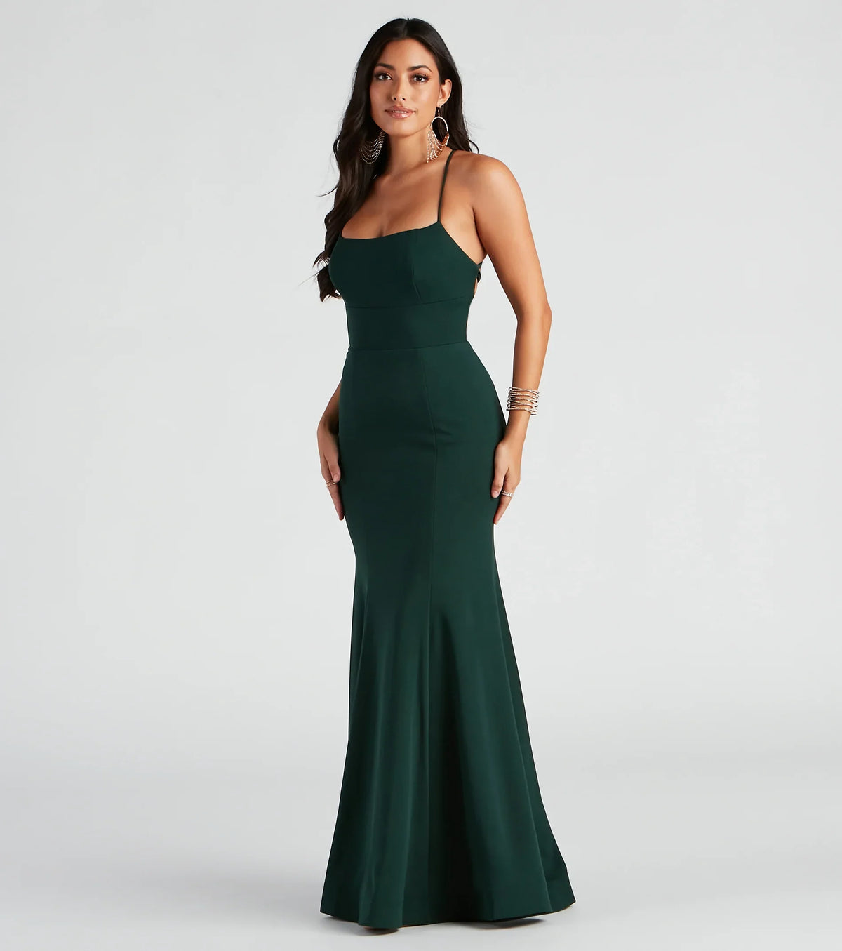 Eden Formal Lace-Up Mermaid Dress