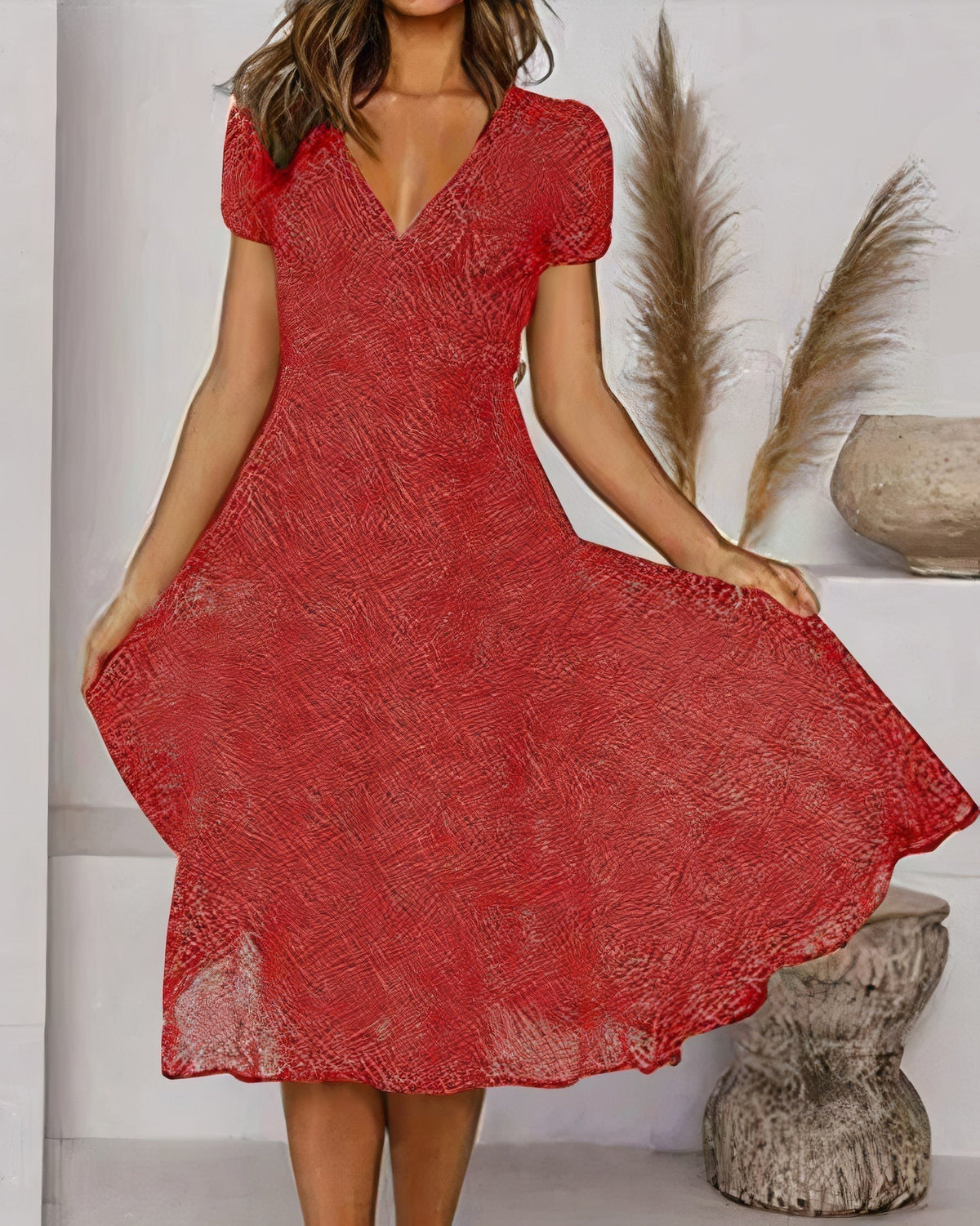Dolores Statement Floral Chiffon Dress for Summer Chic Silhouette Collection