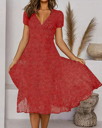 Dolores Statement Floral Chiffon Dress for Summer Chic Silhouette Collection