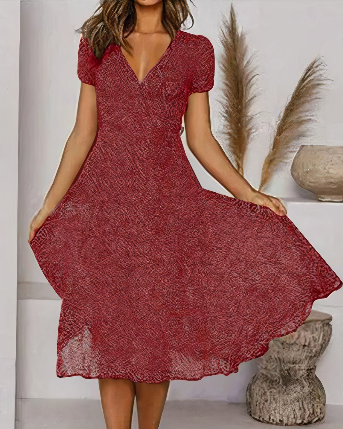 Dolores Statement Floral Chiffon Dress for Summer Chic Silhouette Collection