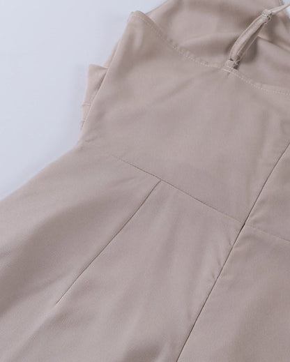 Dolores Elegant Maxi Dress with a Sweetheart Neckline and Slit